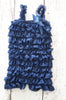 Navy Blue Petti Lace Romper