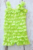 Lime Green Petti Lace Romper