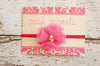 Pink Skinny Elastic Headband