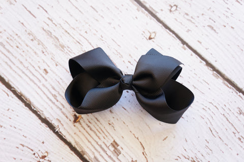 Black Hair Bow