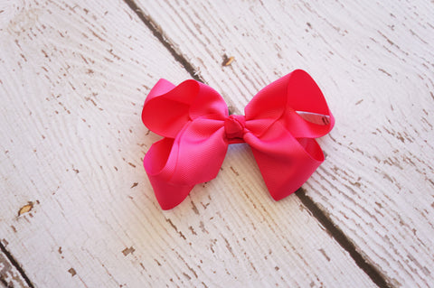 Hot Pink Hair Bow