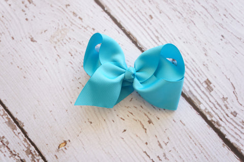 Turquoise Hair Bow