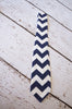 Boy Chevron Navy Tie