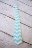 Boy Chevron Aqua Tie