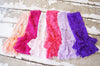Bubble Gum Pink Ruffle Lace Legwarmers
