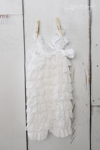 White Petti Lace Romper