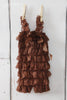 Brown Petti Lace Romper