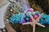 Star Fish Girls HeadBand with Colorful Pearl Embellishments