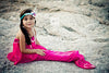 Star Fish Girls HeadBand with Colorful Pearl Embellishments