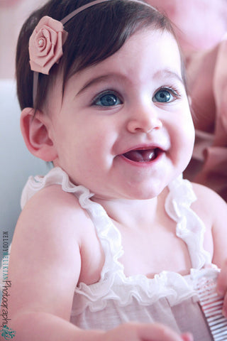 Skinny Flower Headband