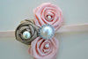 Flower Pearl Embellishment Headband