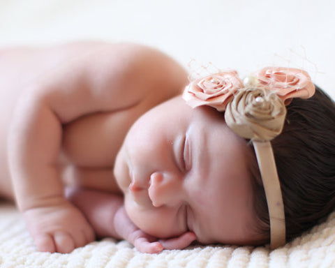 Flower Pearl Embellishment Headband