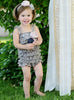 Lace Lavender and Gray Flower Headband