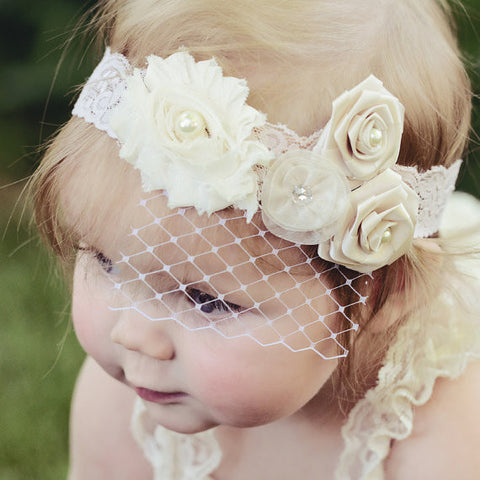 Lace Baby Headband
