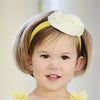 Yellow Elastic Flower Headband