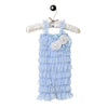 Southern Bell Baby Blue Lace Romper