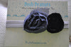 Gray and Black Rosette Headband
