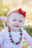 White Long Sleeve Lace Onesie