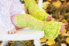 Lime Green Ruffle Lace Legwarmers