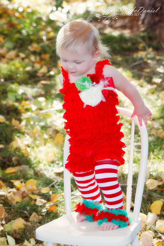Red Christmas Romper