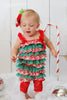 Christmas Candy Cane Romper