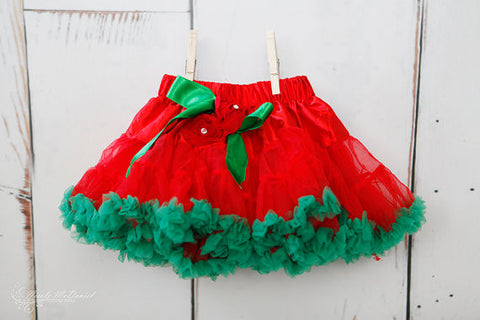 Christmas Red Pettiskirt