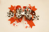 Over the Top Red Zebra Layered Hair Bow
