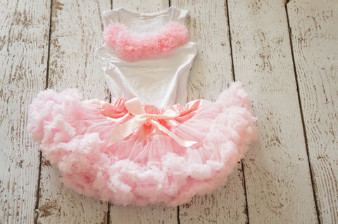 2 Piece Pink Pettiskirt