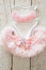 Flower Embellished Pettiskirt and Top