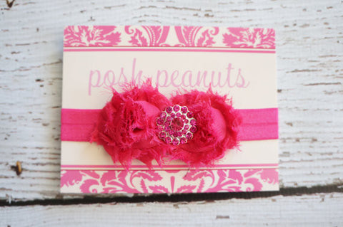 Shabby Pink Headband