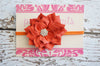 Orange Flower Headband