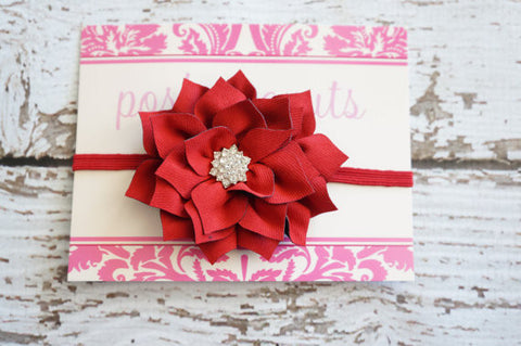 Red Flower Headband