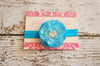 Turquoise Rhinestone Flower Headband