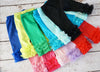 Aqua Ruffle Cotton Leggings