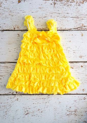 Yellow Lace Dress