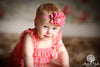 Coral Flower Headband
