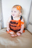 Orange and Black Halloween Romper