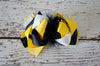 Bumble Bee Feathered Bow