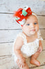 Feather Christmas Hairbow