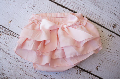 Light Pink Ruffle Diaper Cover